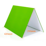 A3 Size Two-Fold Light Reflector Board Photography Reflector Cardboard Light Diffuser Paperboard (Green and White)