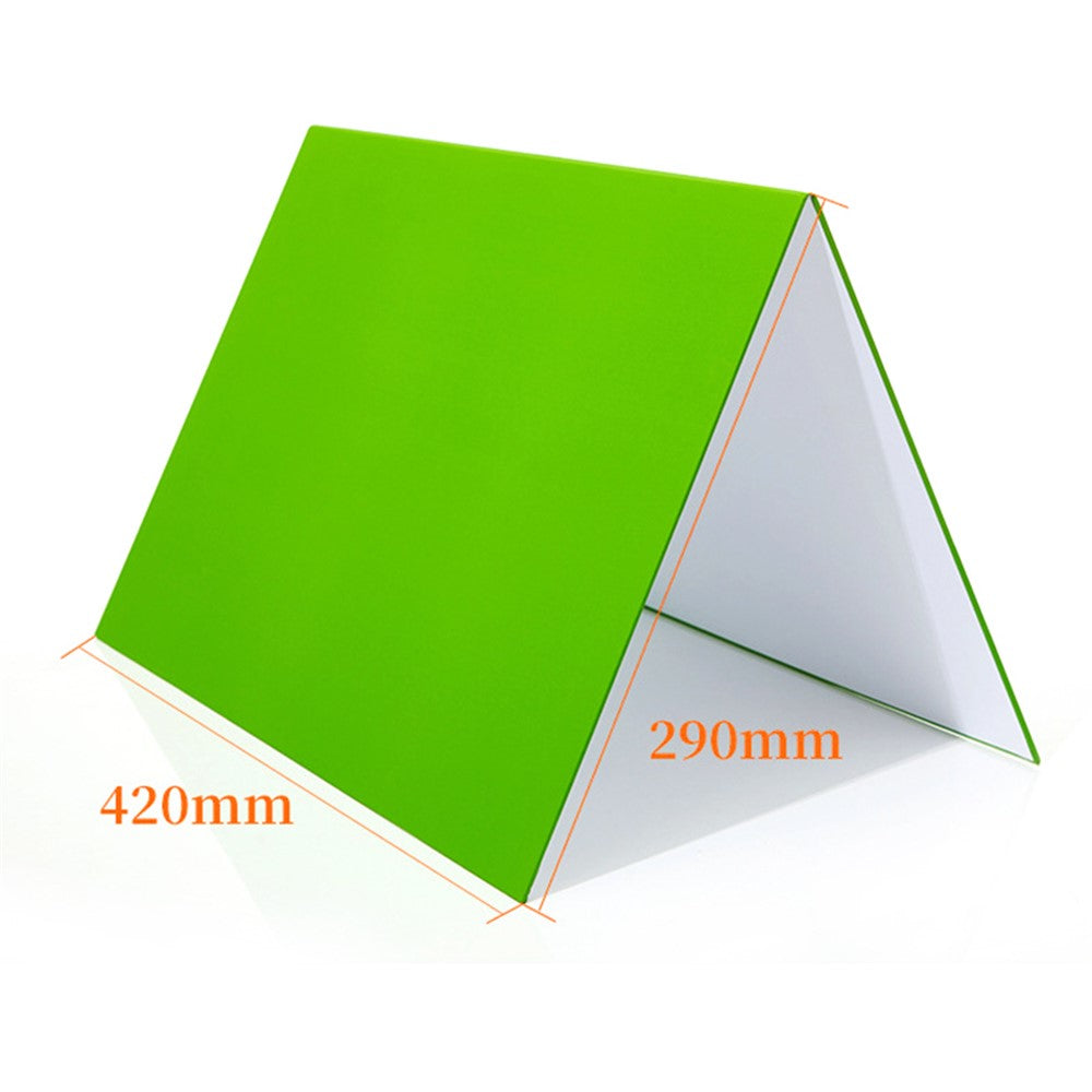 A3 Size Two-Fold Light Reflector Board Photography Reflector Cardboard Light Diffuser Paperboard (Green and White)