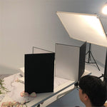 A3 Size Two-Fold Light Reflector Board Photography Reflector Cardboard Light Diffuser Paperboard (Green and White)