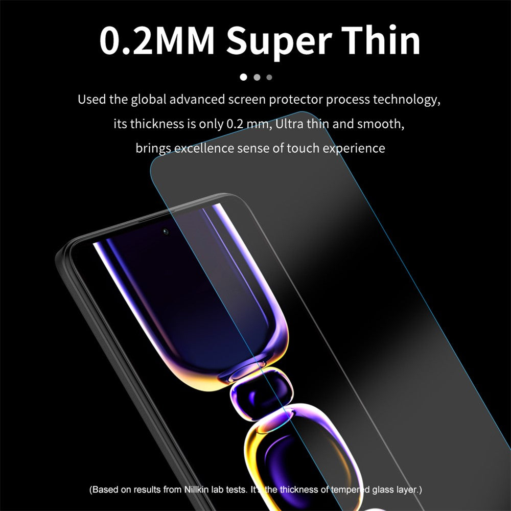 NILLKIN H+Pro för Xiaomi Poco F5 Pro 5G / Redmi K60 Pro 5G / K60 5G / K60E 5G AGC Glas Skärmskydd Explosionsskydd Ultraklar Skärmfilm