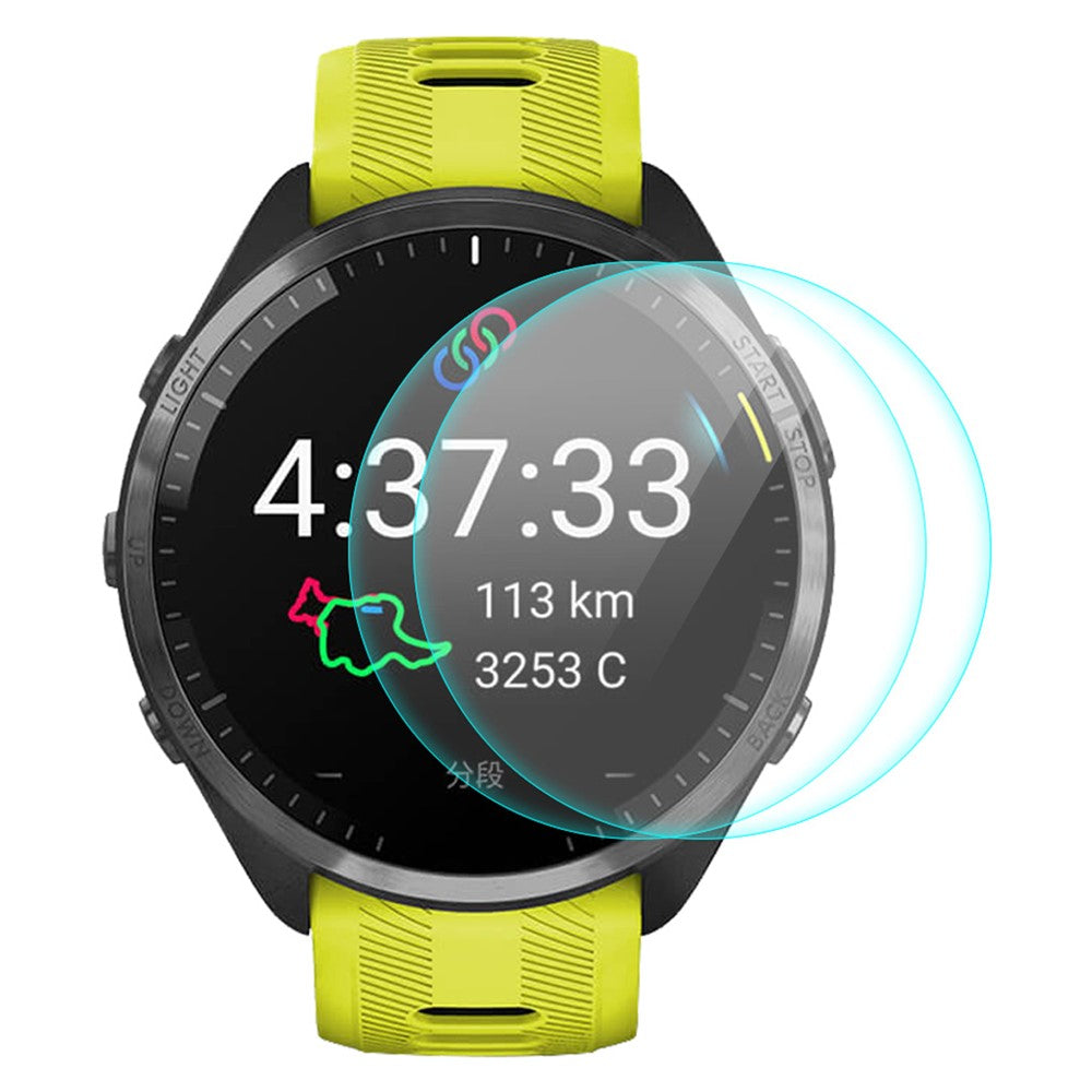 ENKAY HAT PRINCE 2 STK 0,2 mm skærmfilm til Garmin Forerunner 965, 9H højt aluminiumsiliciumglasbeskyttelse