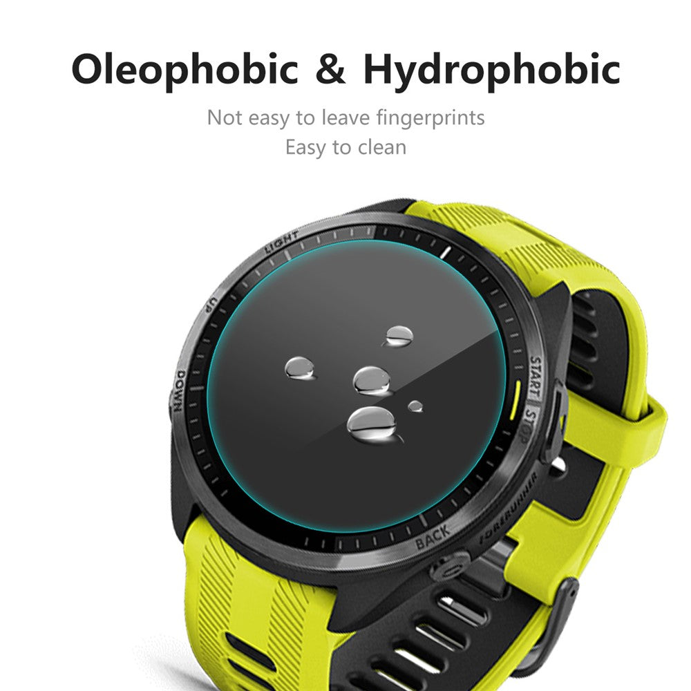 ENKAY HAT PRINCE til Garmin Forerunner 965 Skærmbeskytter i aluminium-siliciumglas 9H 0,2 mm til smartwatch