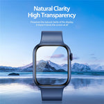 DUX DUCIS 2 stk. skærmbeskytter til Apple Watch SE3 / SE2 / SE1 / 6 / 5 / 4 40 mm klar 3D buet kant TPE+PMMA urfolie