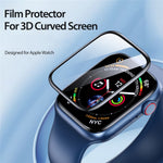 DUX DUCIS 2 stk. skærmbeskytter til Apple Watch SE3 / SE2 / SE1 / 6 / 5 / 4 40 mm klar 3D buet kant TPE+PMMA urfolie