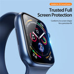 DUX DUCIS 2 stk. skærmbeskytter til Apple Watch SE3 / SE2 / SE1 / 6 / 5 / 4 40 mm klar 3D buet kant TPE+PMMA urfolie