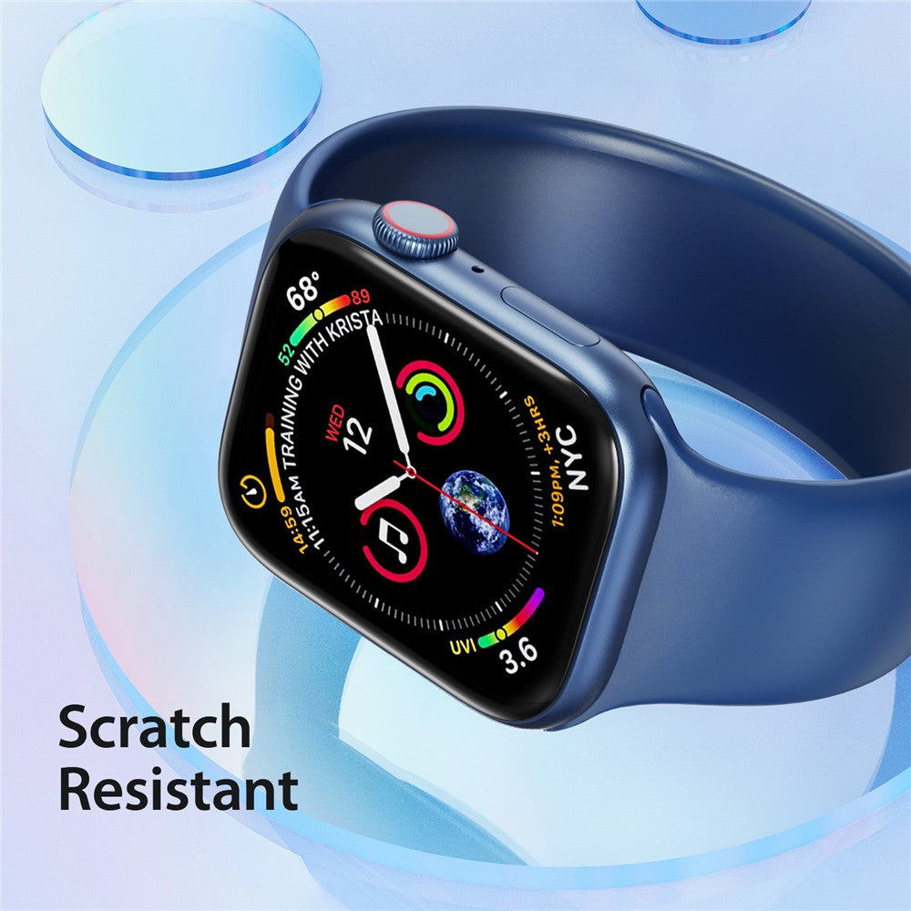 DUX DUCIS 2 stk. skærmbeskytter til Apple Watch SE3 / SE2 / SE1 / 6 / 5 / 4 40 mm klar 3D buet kant TPE+PMMA urfolie