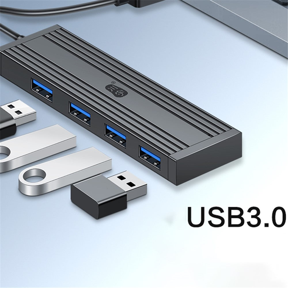 KAWAU H305-120 højhastigheds 4-ports USB-hub USB 3.0-splitterudvidelse til bærbar computer, flashdrev, tastatur