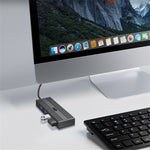 KAWAU H305-120 højhastigheds 4-ports USB-hub USB 3.0-splitterudvidelse til bærbar computer, flashdrev, tastatur