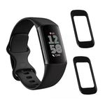 2Pcs / Pack For Fitbit Charge 6 / 5 Watch Screen Protector Sensitive Touch PMMA Screen Film