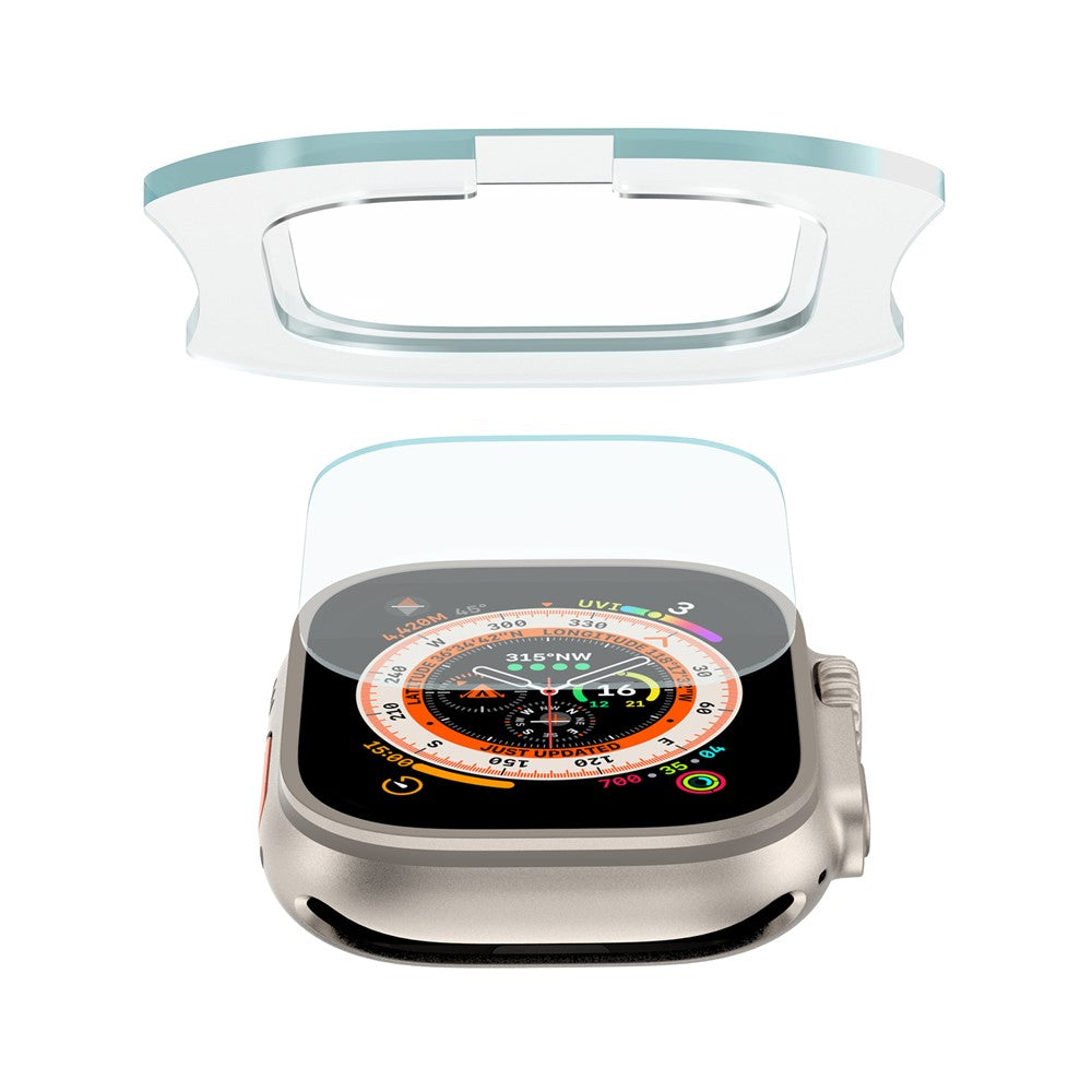 For Apple Watch Ultra 3 / Ultra 2 / Ultra 49mm Screen Protector Tempered Glass Film with Auto Alignment Tool Kit