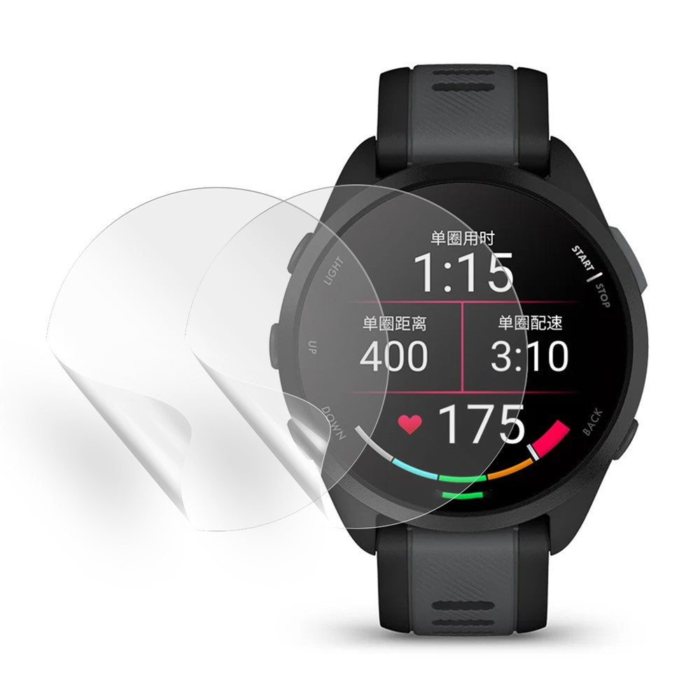 2Pcs  /  Pack For Garmin Forerunner 165 Screen Protector Ultra Clear TPU Watch Screen Film