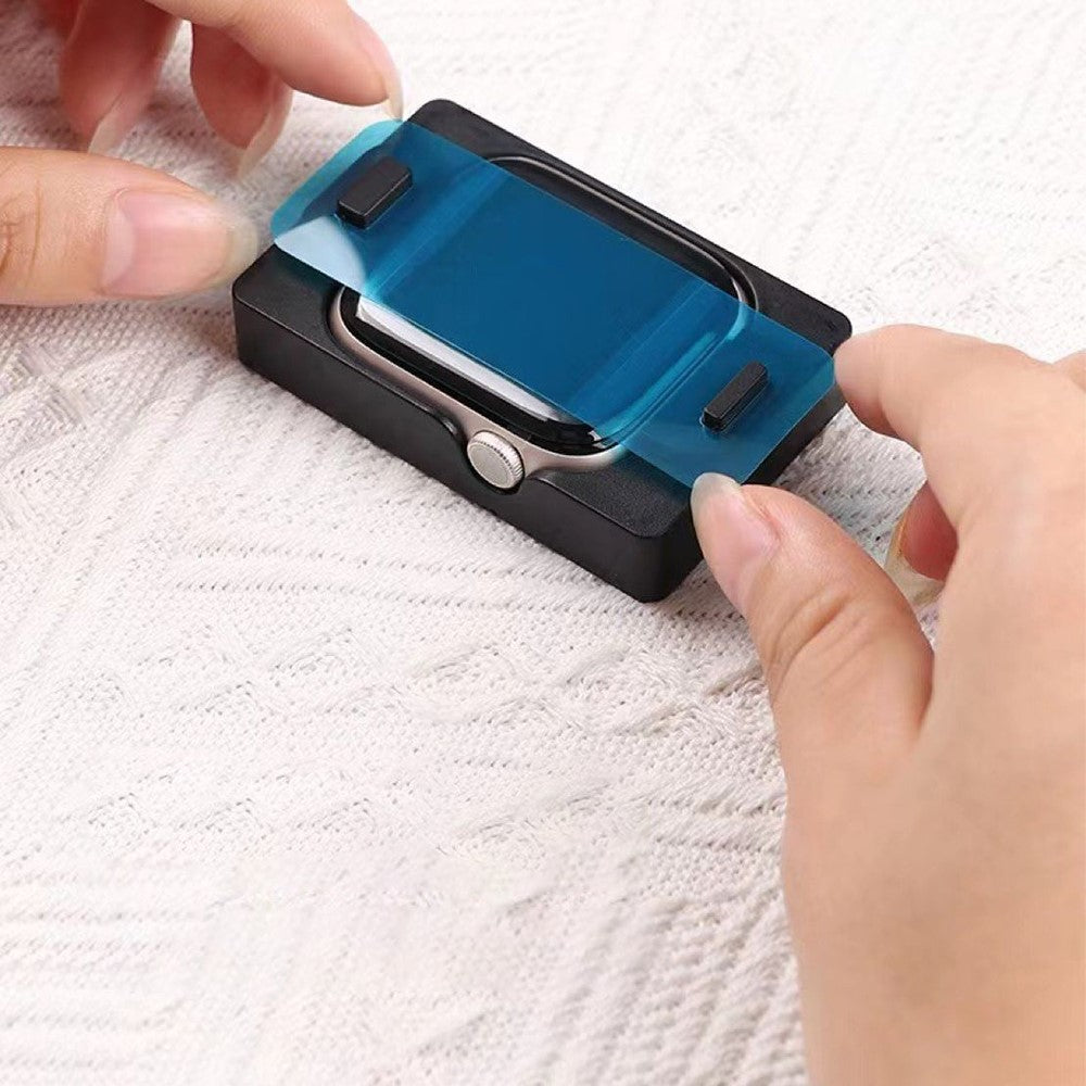 For Apple Watch Series SE3 / SE2 / SE1 / 6 / 5 / 4 44mm PMMA Watch Screen Protector Scratch-resistant Film with Installation Tool