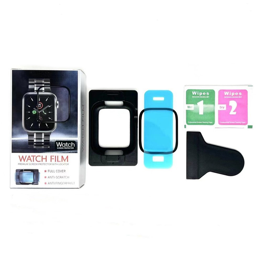 For Apple Watch Series SE3 / SE2 / SE1 / 6 / 5 / 4 44mm PMMA Watch Screen Protector Scratch-resistant Film with Installation Tool
