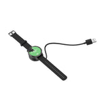 1.0M USB Charging Cable Dock Holder Stand for Garmin Fenix 7/Fenix 7S/Fenix 7X/Fenix 5/5S/5X/6/6S/6X