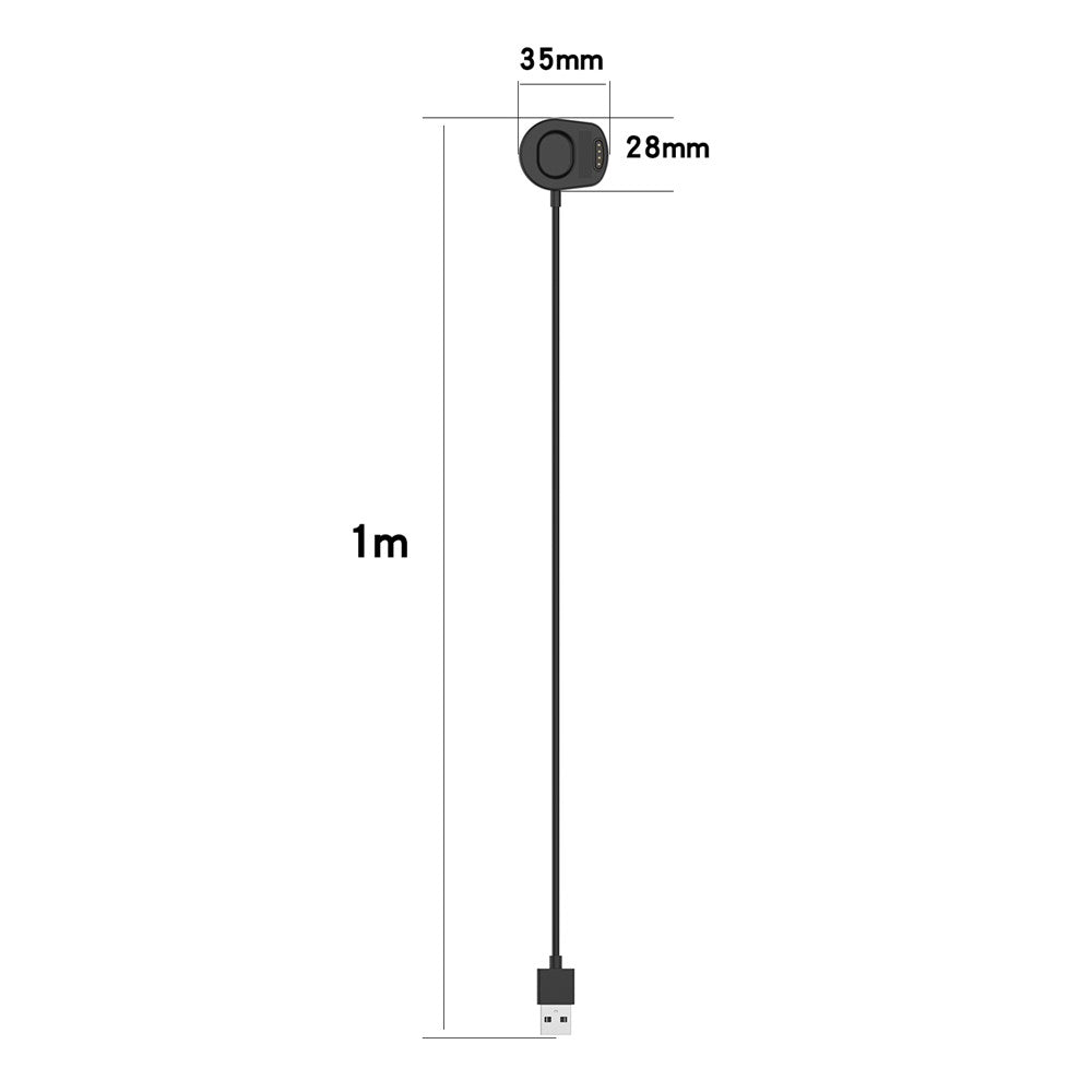 Magnetic USB Charging Cable Data Sync Cord 100cm for Suunto 7 Smart Watch