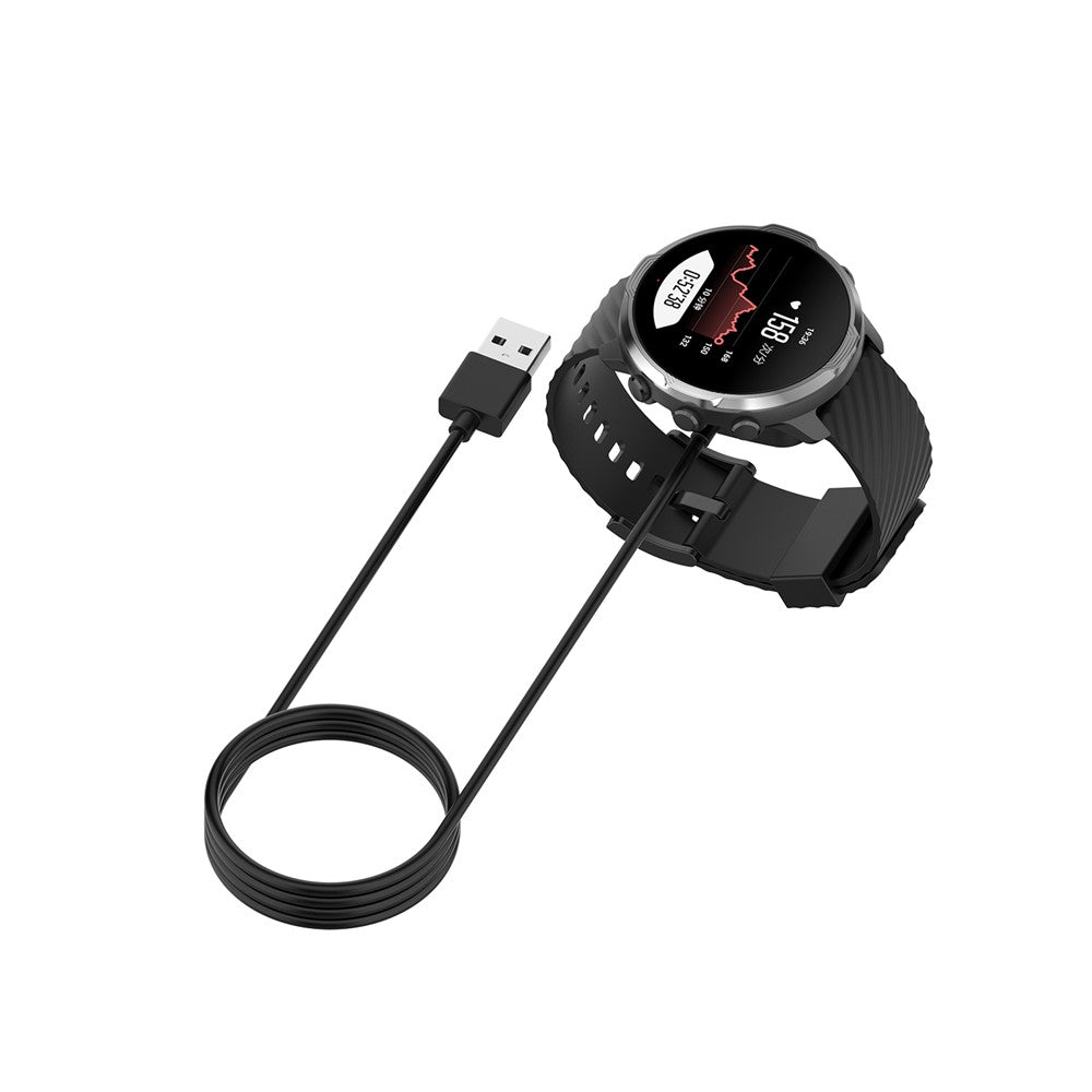 Magnetic USB Charging Cable Data Sync Cord 100cm for Suunto 7 Smart Watch