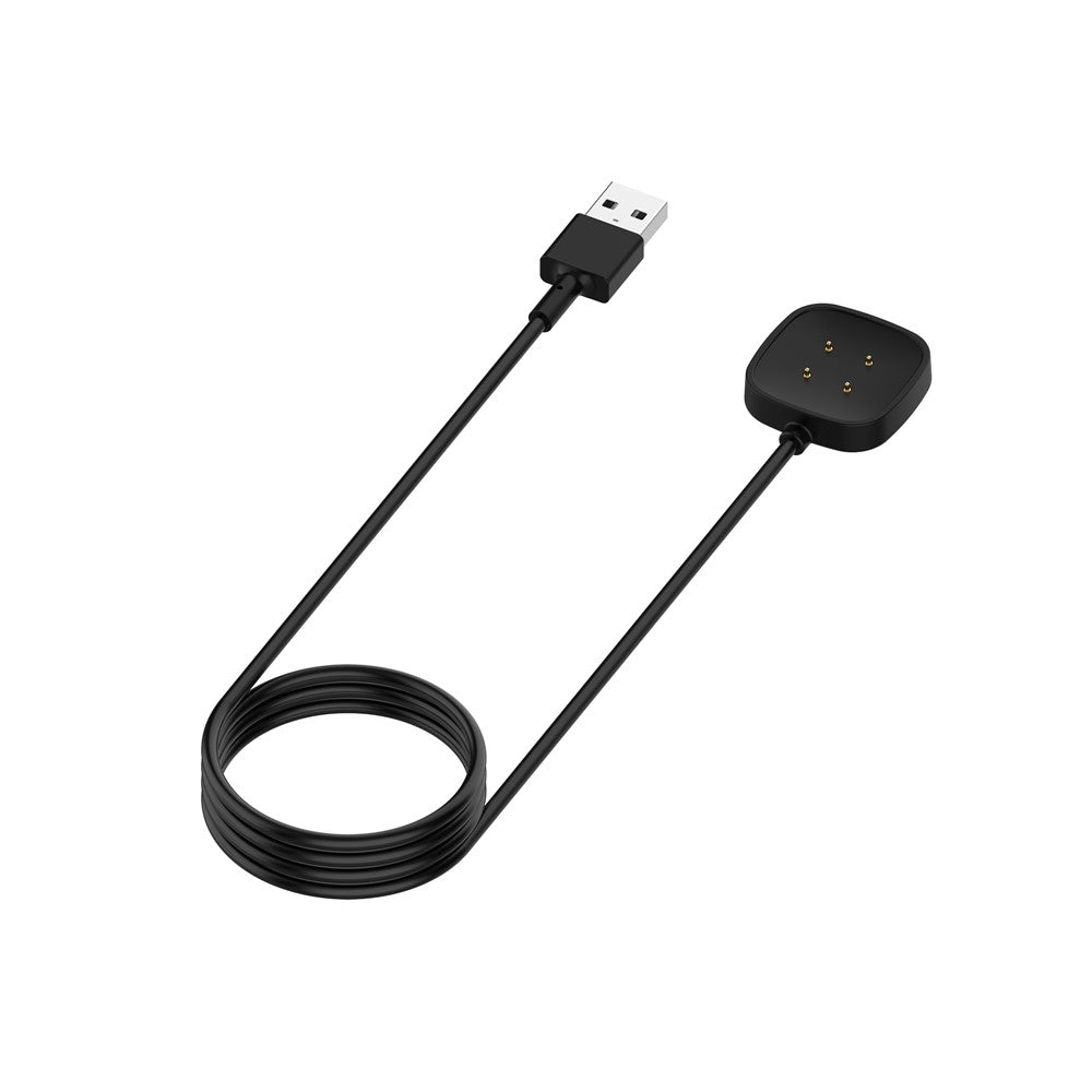 Smart Watch Charger Replacement for Fitbit Ace LTE / Versa 3 / Versa 4 / Sense / Sense 2 Charging Cradle Dock (1m) (With Chip Overshoot Protection)