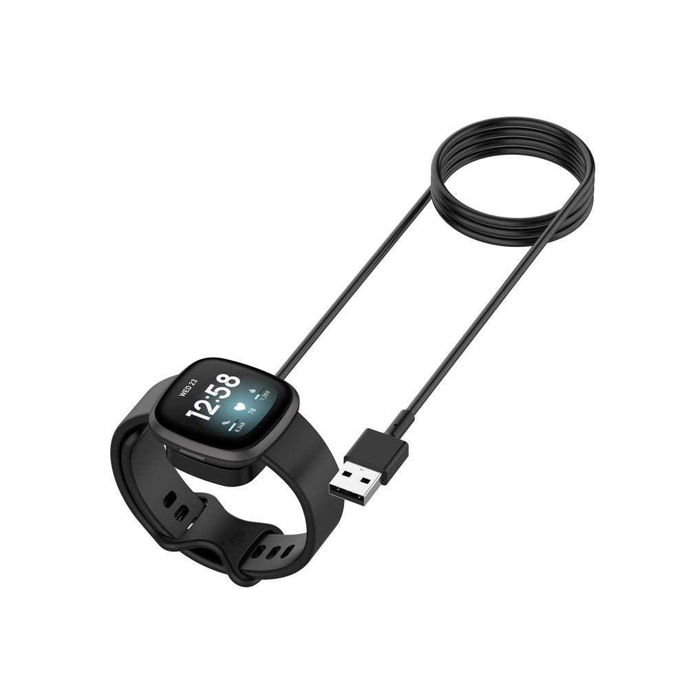 Smart Watch Charger Replacement for Fitbit Ace LTE / Versa 3 / Versa 4 / Sense / Sense 2 Charging Cradle Dock (30cm)