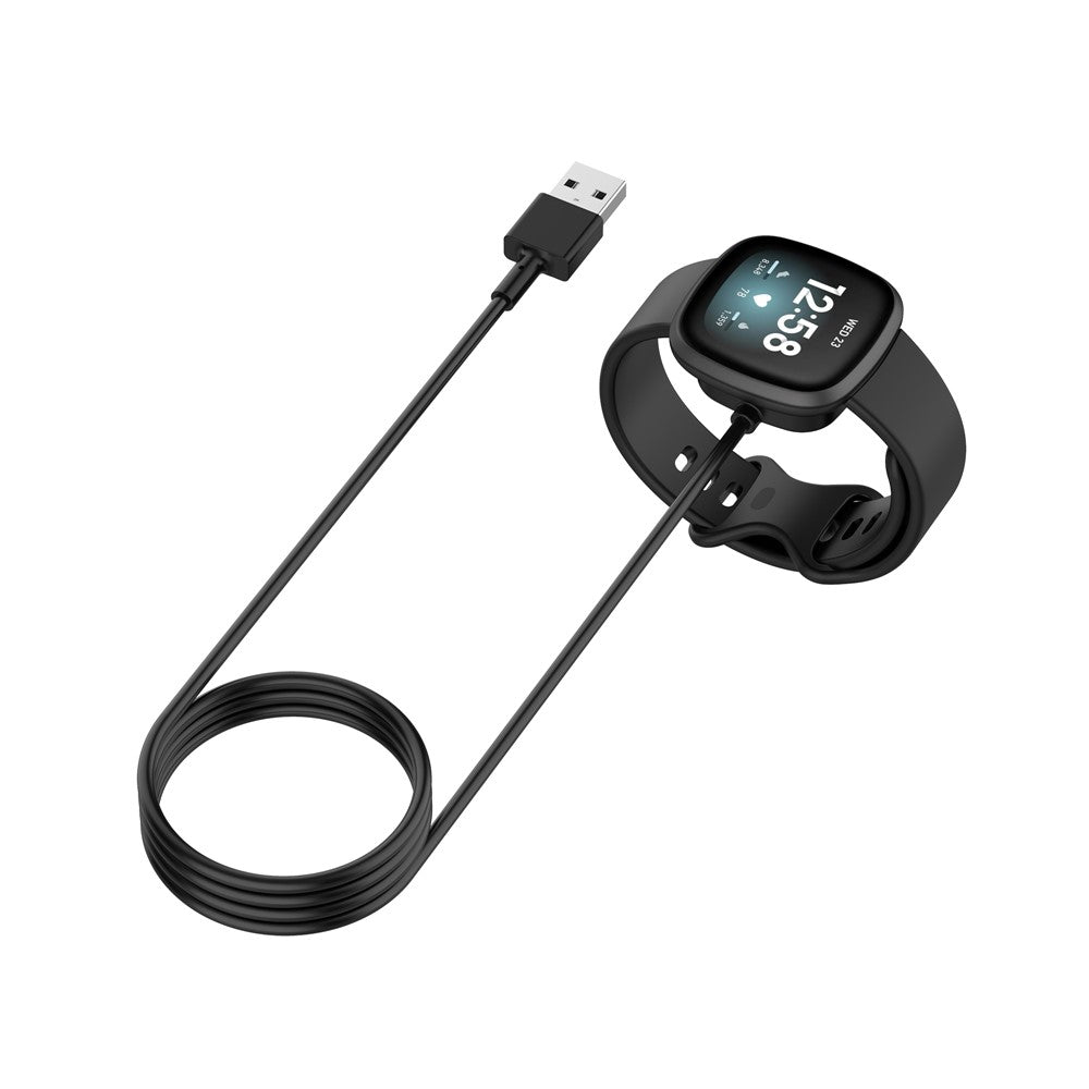 Smart Watch Charger Replacement for Fitbit Ace LTE / Versa 3 / Versa 4 / Sense / Sense 2 Charging Cradle Dock (30cm)