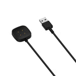 Smart Watch Charger Replacement for Fitbit Ace LTE / Versa 3 / Versa 4 / Sense / Sense 2 Charging Cradle Dock (30cm)