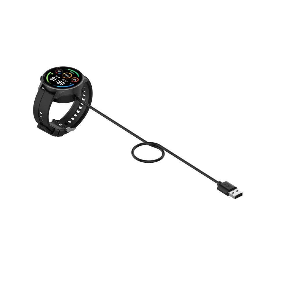 1.0M USB Opladeradapter Opladningsdock-kabel til Xiaomi Mi Watch Color Sport