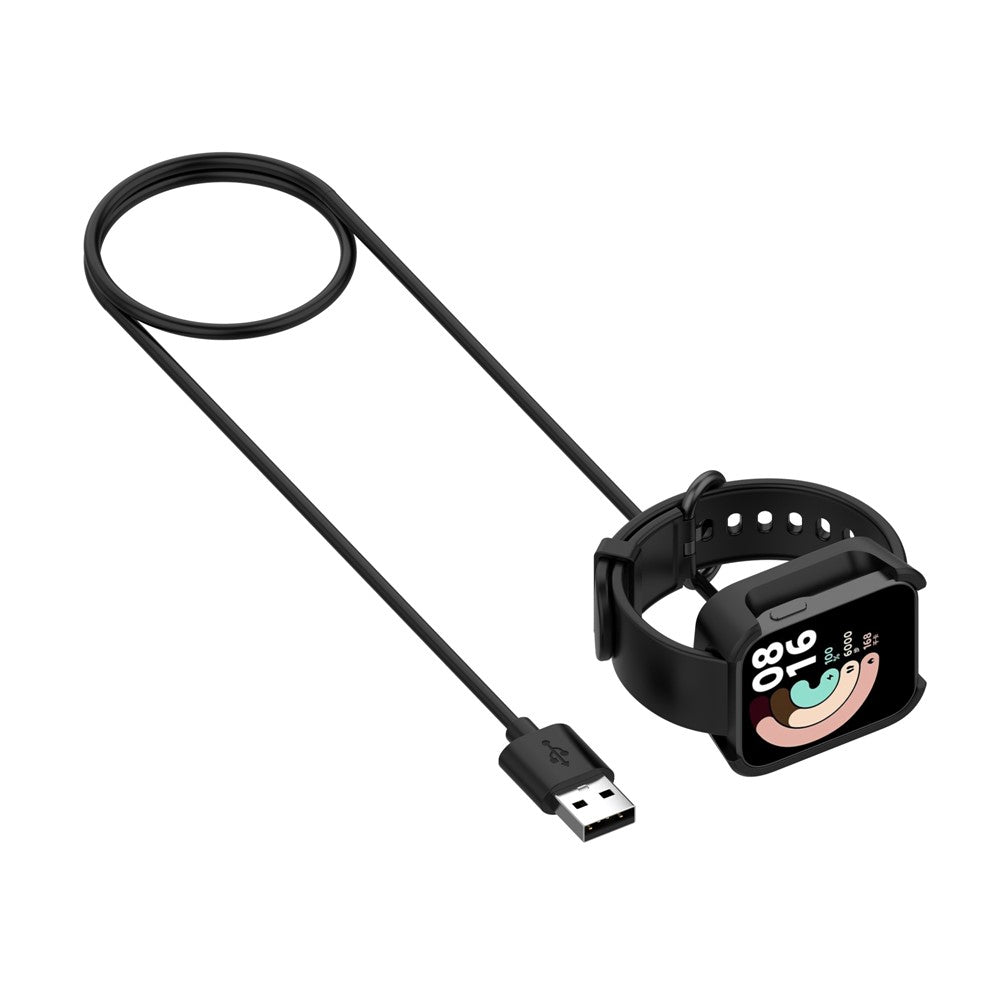 1 meter USB-opladningskabel Smartwatch-oplader Plug and Play til Xiaomi Mi Watch Lite/Redmi Watch