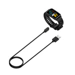 100 cm magnetisk laddningskabel smartklocka USB-laddningsdocka för Honor Band 11 Pro / Band 11 / Band 6 / Band 7 / Watch Fit (med överladdningsskyddschip) - svart