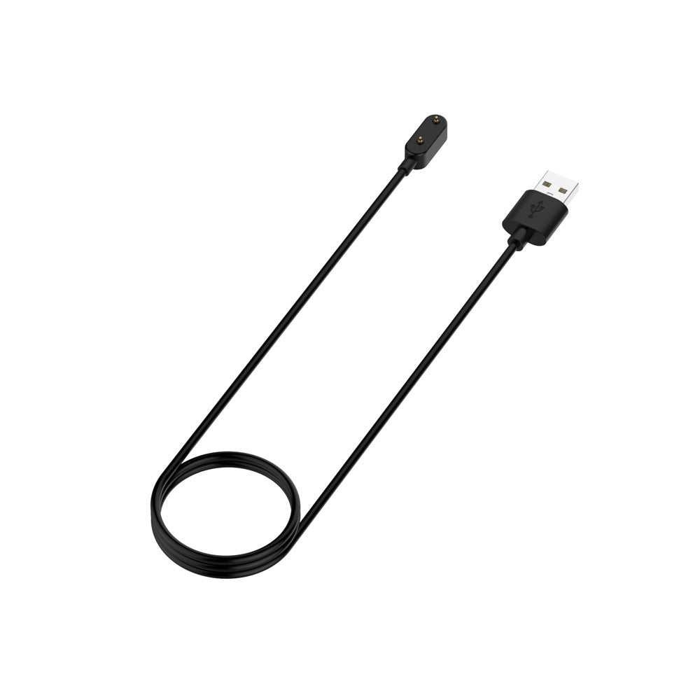 100 cm magnetisk laddningskabel smartklocka USB-laddningsdocka för Honor Band 11 Pro / Band 11 / Band 6 / Band 7 / Watch Fit (med överladdningsskyddschip) - svart