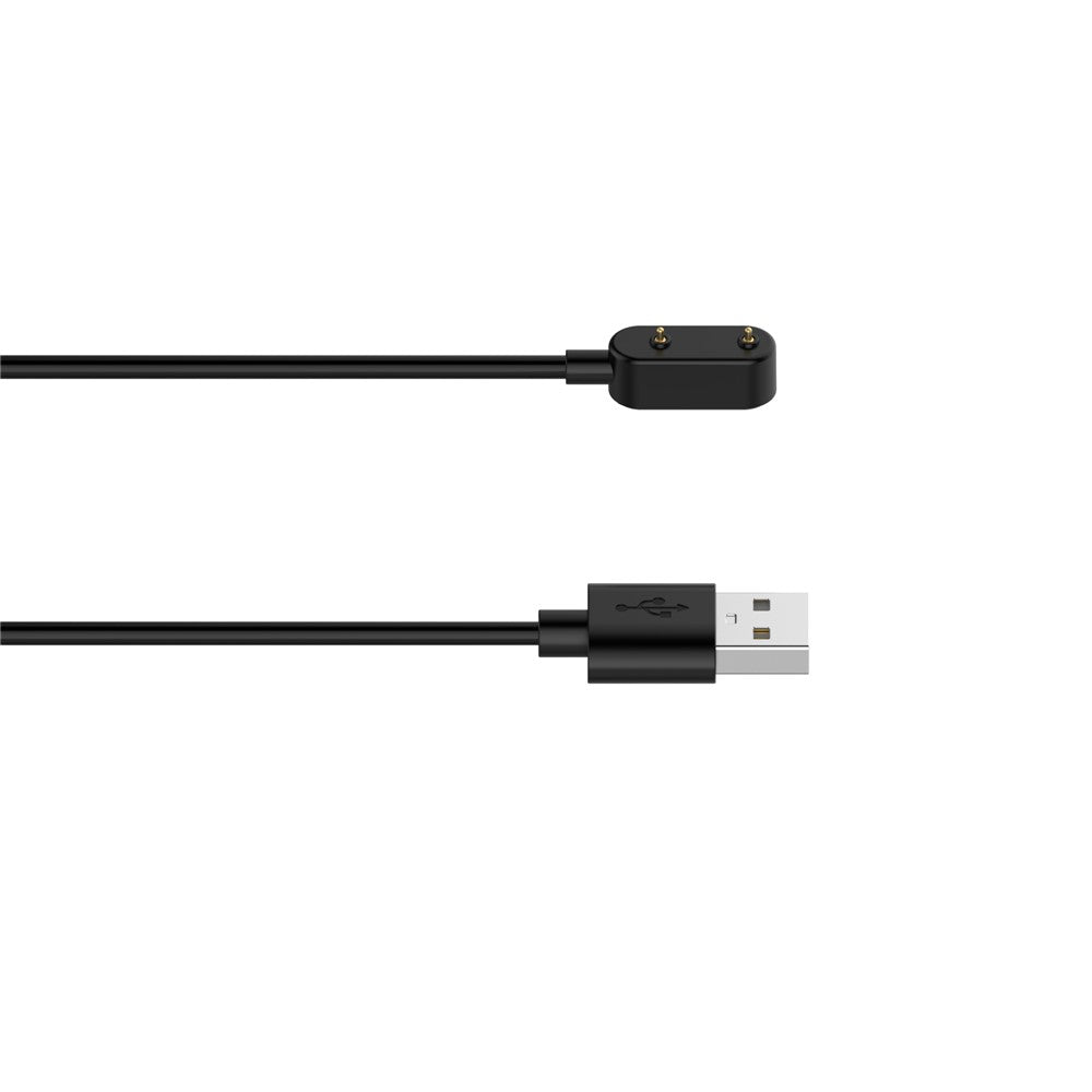 100 cm magnetisk laddningskabel smartklocka USB-laddningsdocka för Honor Band 11 Pro / Band 11 / Band 6 / Band 7 / Watch Fit (med överladdningsskyddschip) - svart