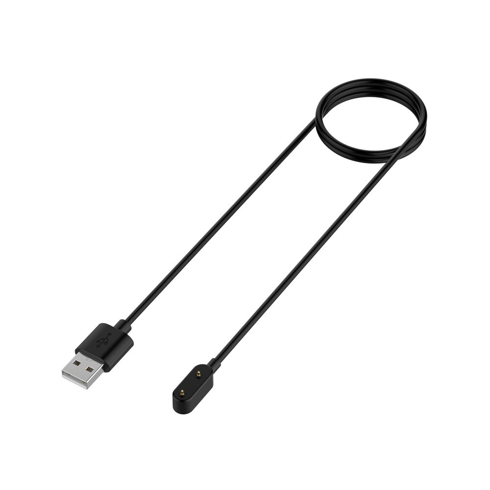 100 cm magnetisk laddningskabel smartklocka USB-laddningsdocka för Honor Band 11 Pro / Band 11 / Band 6 / Band 7 / Watch Fit (med överladdningsskyddschip) - svart