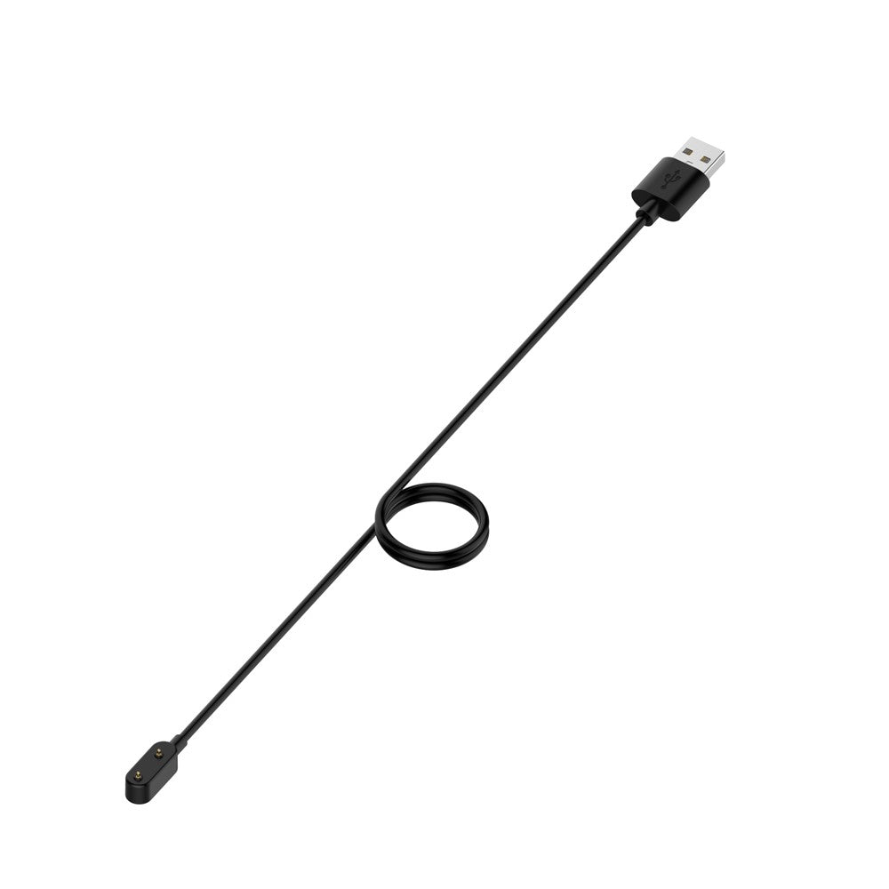 100 cm magnetisk laddningskabel smartklocka USB-laddningsdocka för Honor Band 11 Pro / Band 11 / Band 6 / Band 7 / Watch Fit (med överladdningsskyddschip) - svart