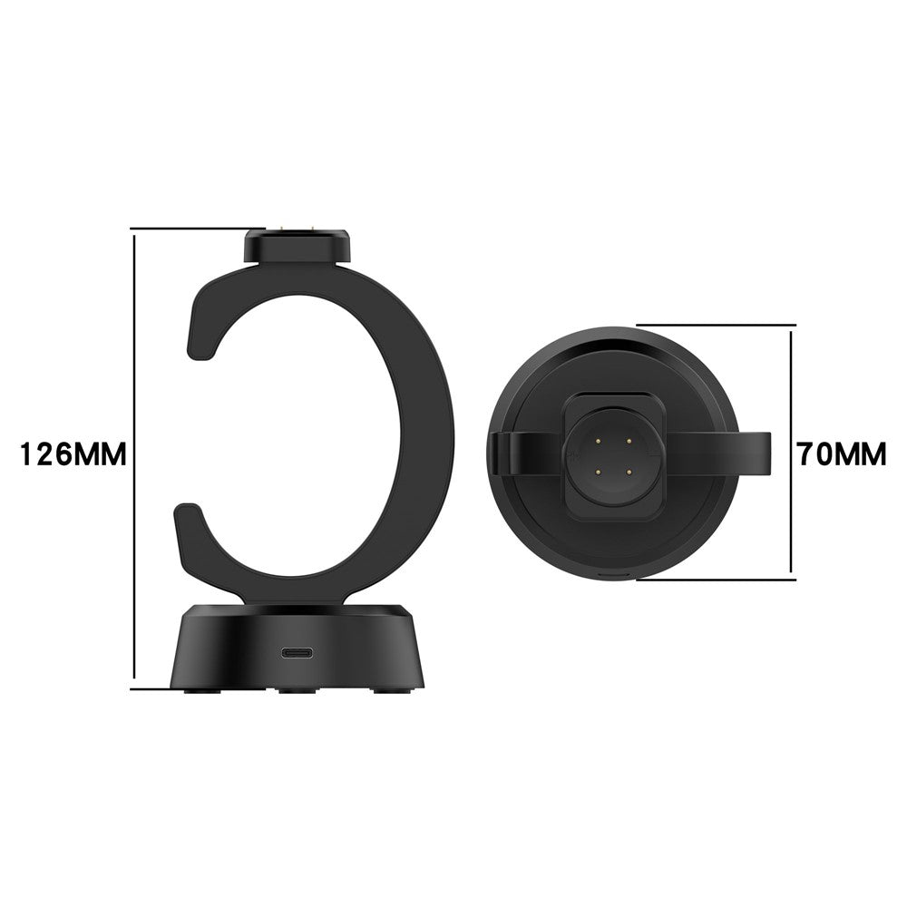 Til Google Pixel Watch 3 45mm 41mm / Watch 2 / Fitbit Ace LTE opladerdock ur-oplader med 1m kabel