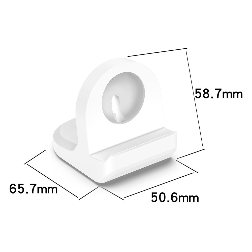 Til Google Pixel Watch 3 45mm / 41mm / Watch 2 / Fitbit Ace LTE opladerholder Silikonefod Opladningsbase (uden kabel)
