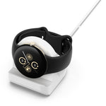 Til Google Pixel Watch 3 45mm / 41mm / Watch 2 / Fitbit Ace LTE opladerholder Silikonefod Opladningsbase (uden kabel)