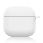 For AirPods 4 Silicone Case Soft Wireless Earbud Organizer Cover Thickness 1.5mm with Carabiner