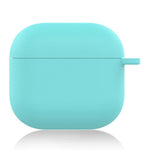 For AirPods 4 Silicone Case Soft Wireless Earbud Organizer Cover Thickness 1.5mm with Carabiner