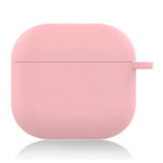For AirPods 4 Silicone Case Soft Wireless Earbud Organizer Cover Thickness 1.5mm with Carabiner