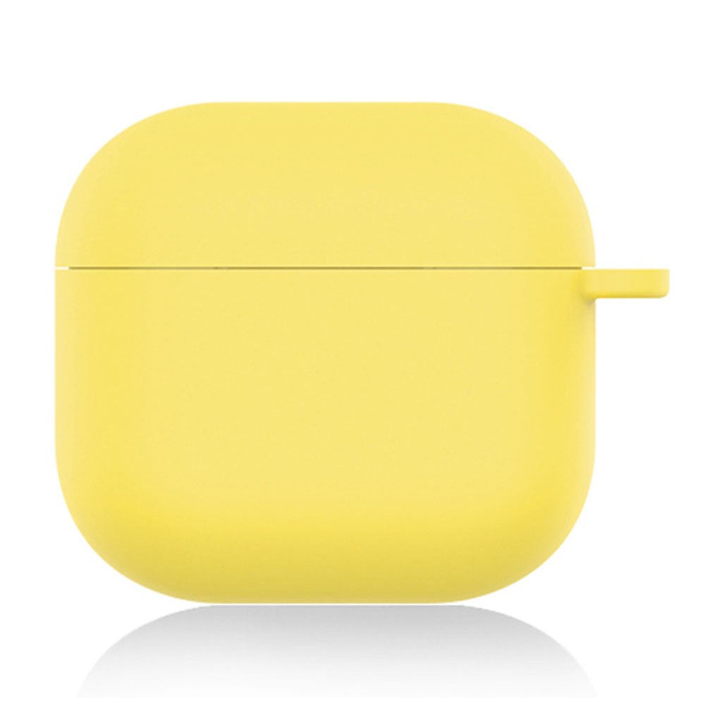 For AirPods 4 Silicone Case Soft Wireless Earbud Organizer Cover Thickness 1.5mm with Carabiner