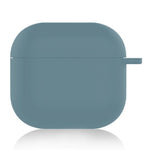 For AirPods 4 Silicone Case Soft Wireless Earbud Organizer Cover Thickness 1.5mm with Carabiner