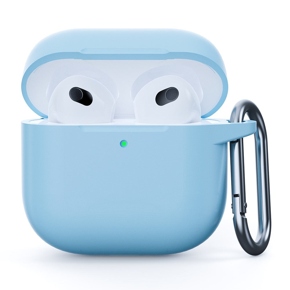For AirPods 4 Silicone Case Integrated Bluetooth-compatible Earbuds Protector with Hook