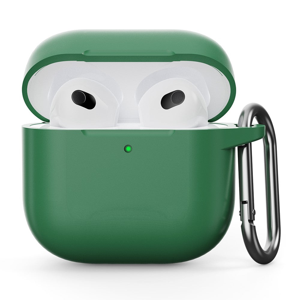For AirPods 4 Silicone Case Integrated Bluetooth-compatible Earbuds Protector with Hook