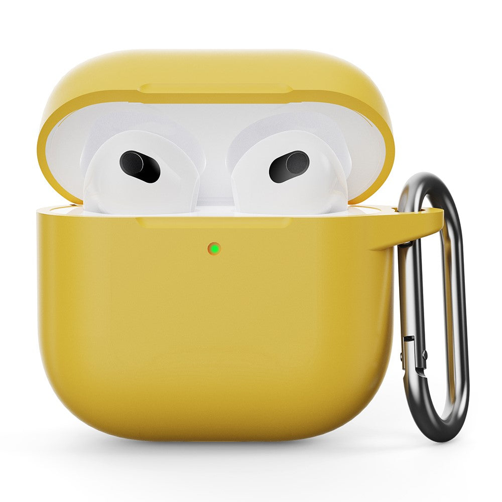 For AirPods 4 Silicone Case Integrated Bluetooth-compatible Earbuds Protector with Hook