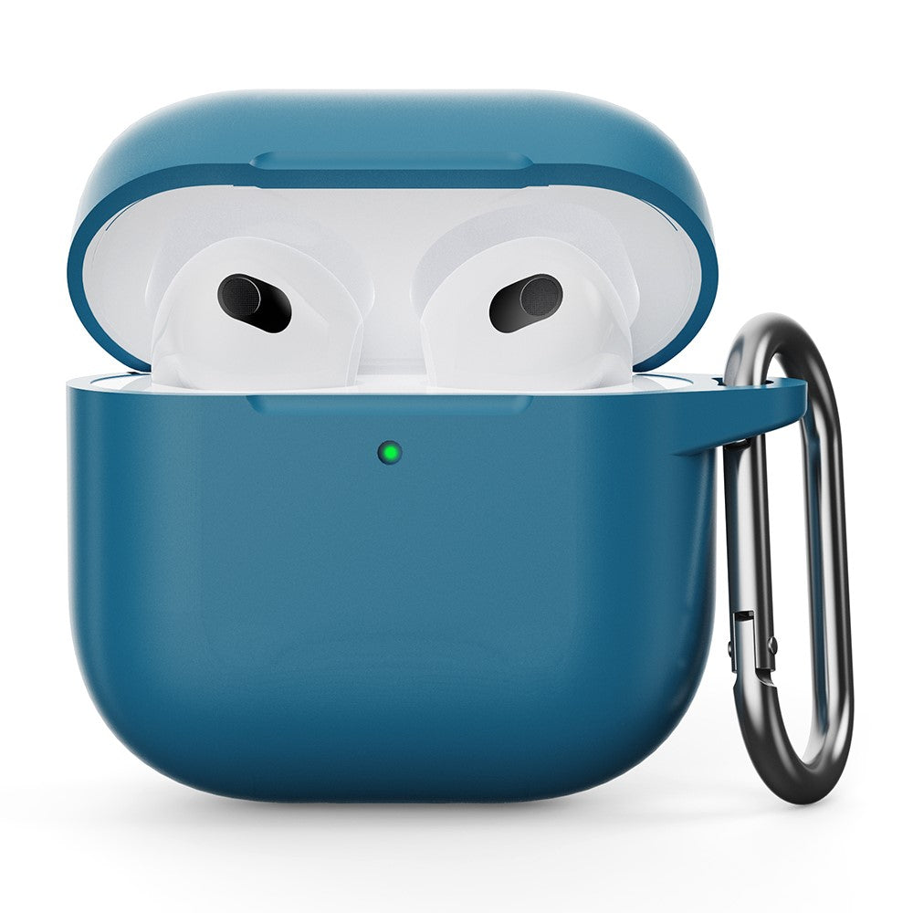 For AirPods 4 Silicone Case Integrated Bluetooth-compatible Earbuds Protector with Hook
