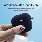 For AirPods 4 Silicone Case Integrated Bluetooth-compatible Earbuds Protective Cover with Hook