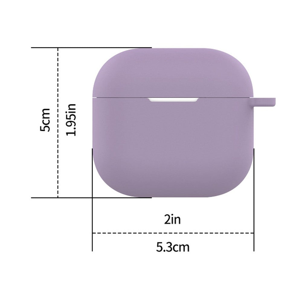 For AirPods 4 Silicone Case Integrated Bluetooth-compatible Earbuds Protective Cover with Hook