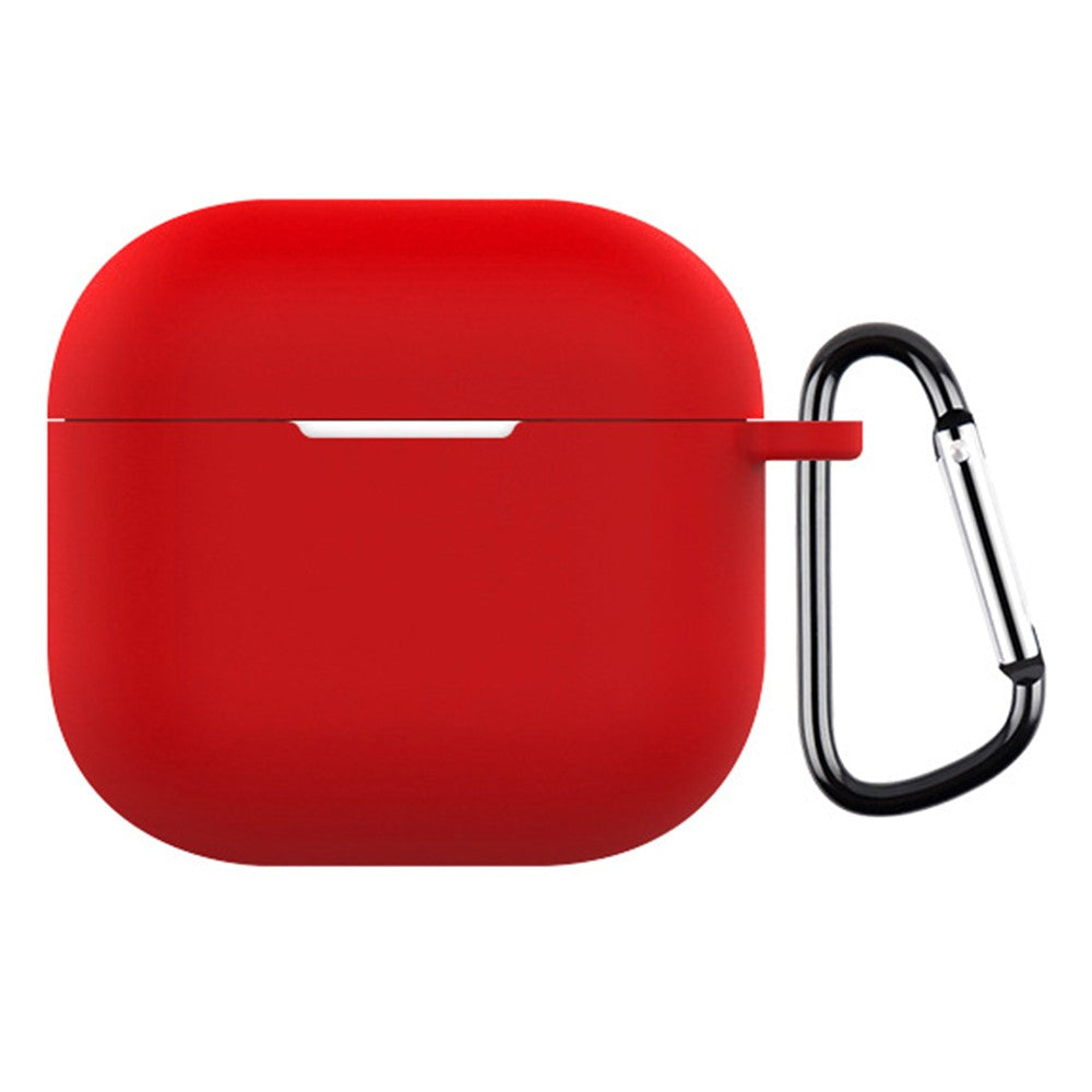 For AirPods 4 Silicone Case Integrated Bluetooth-compatible Earbuds Protective Cover with Hook