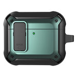 For AirPods 4 Bluetooth-compatible Earphone Cover TPU+PC Anti-Drop Case with Buckle