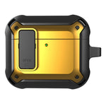 For AirPods 4 Bluetooth-compatible Earphone Cover TPU+PC Anti-Drop Case with Buckle