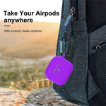For Apple AirPods 4 Silicone Case Bluetooth-compatible Earphones Integrate Protective Sleeve with Hook