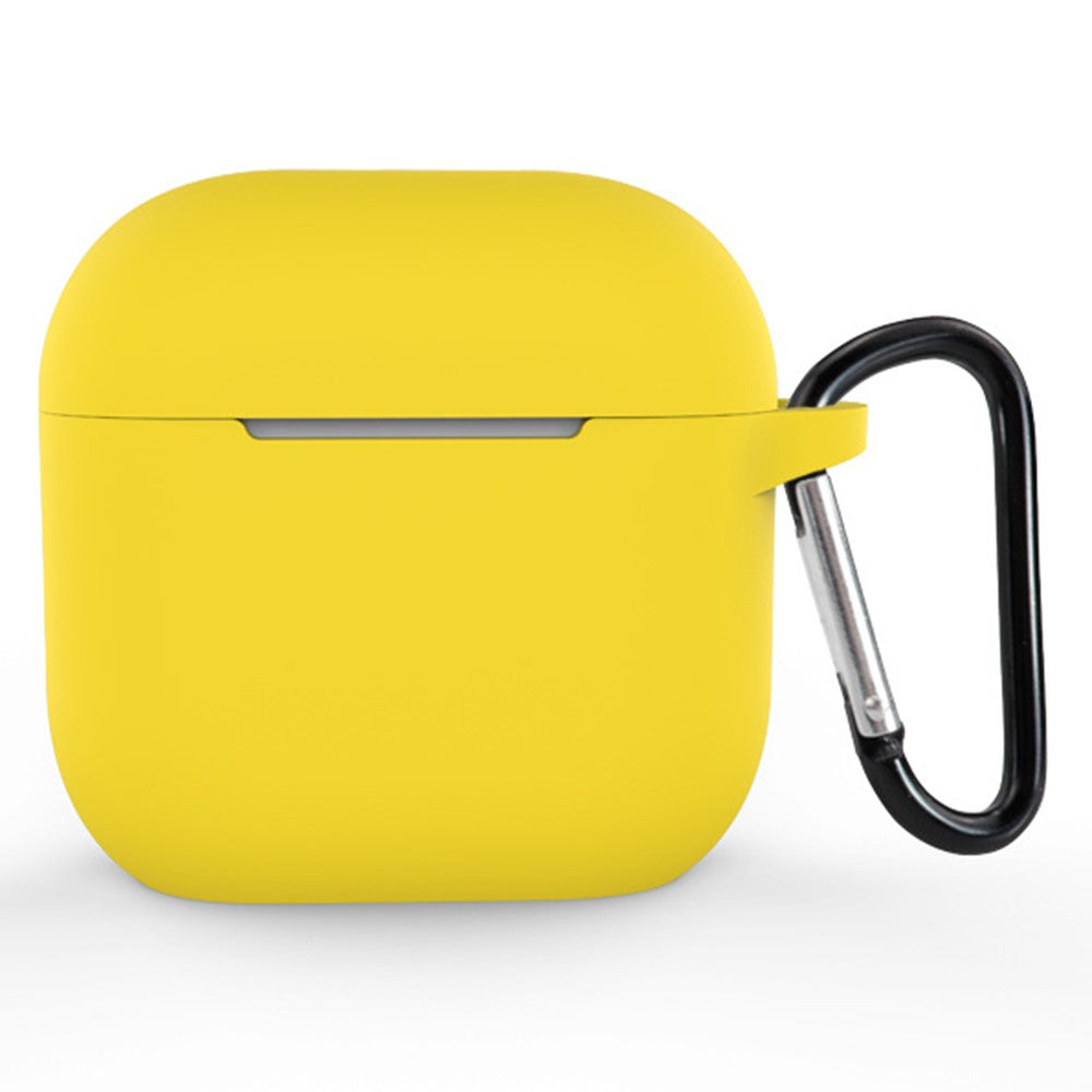 For Apple AirPods 4 Silicone Case Bluetooth-compatible Earphones Integrate Protective Sleeve with Hook